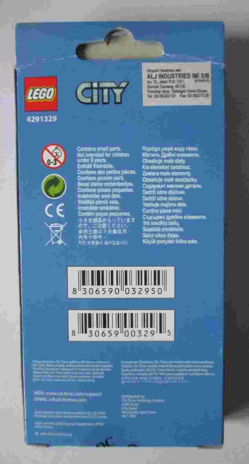 4291329 LEGO Wrist Watch with Building Toy City Police BOXED EXCELLENT CONDITION