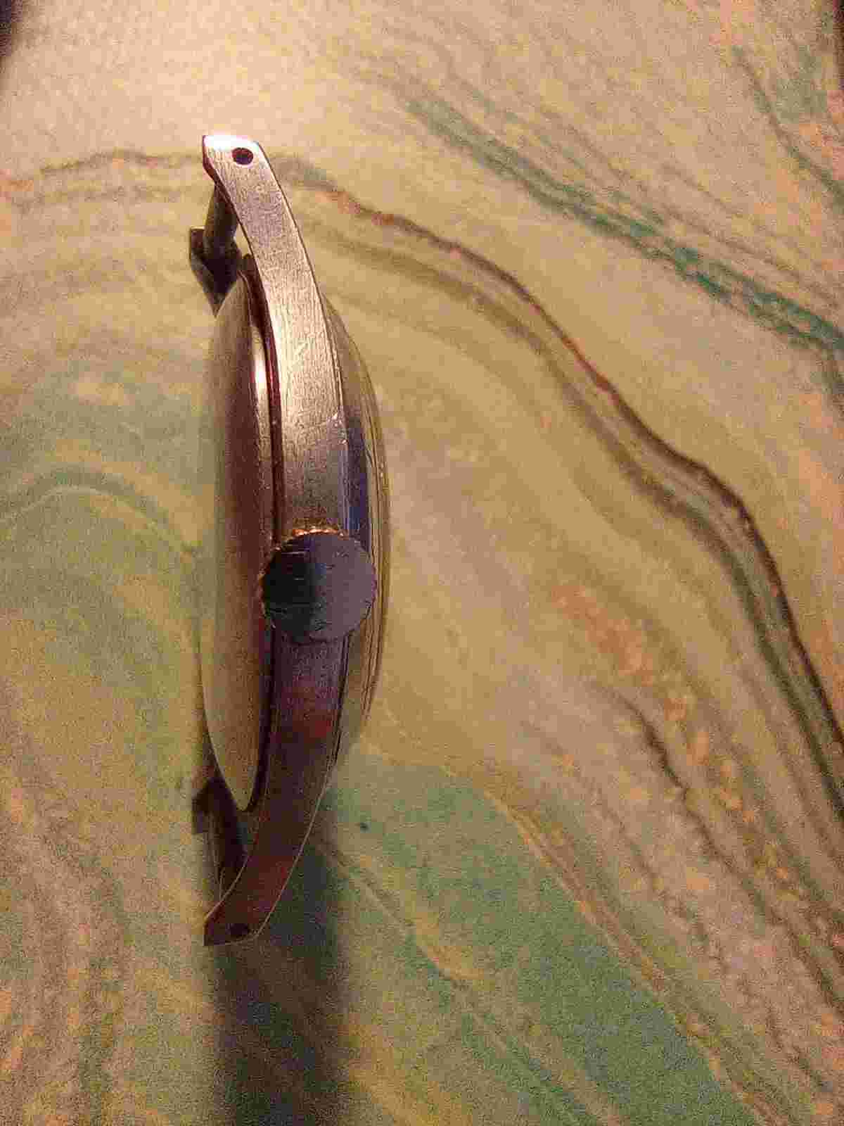 Rare 1940s WWII era military big 38mm Silvana Arsa Swiss made watch Werk 1058