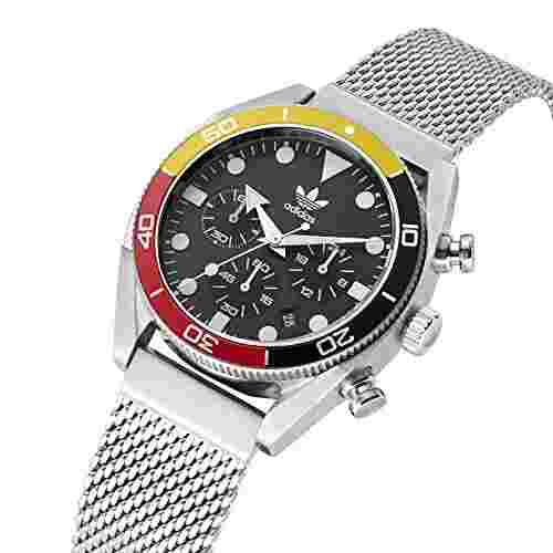 [Adidas Originals Watch] EDITIONTWOCHRONO AOFH22501 Men's Silver Watch