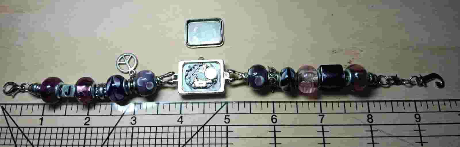Vintage Ladies Charm Watch J's Peace Love New Battery