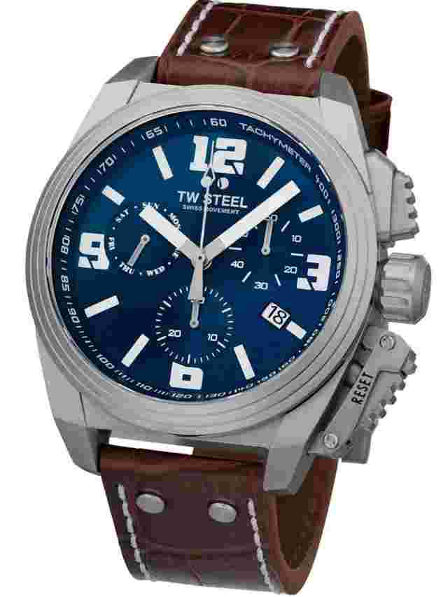 TW-Steel TW1113 Canteen Chronograph Mens Watch 46mm 10ATM