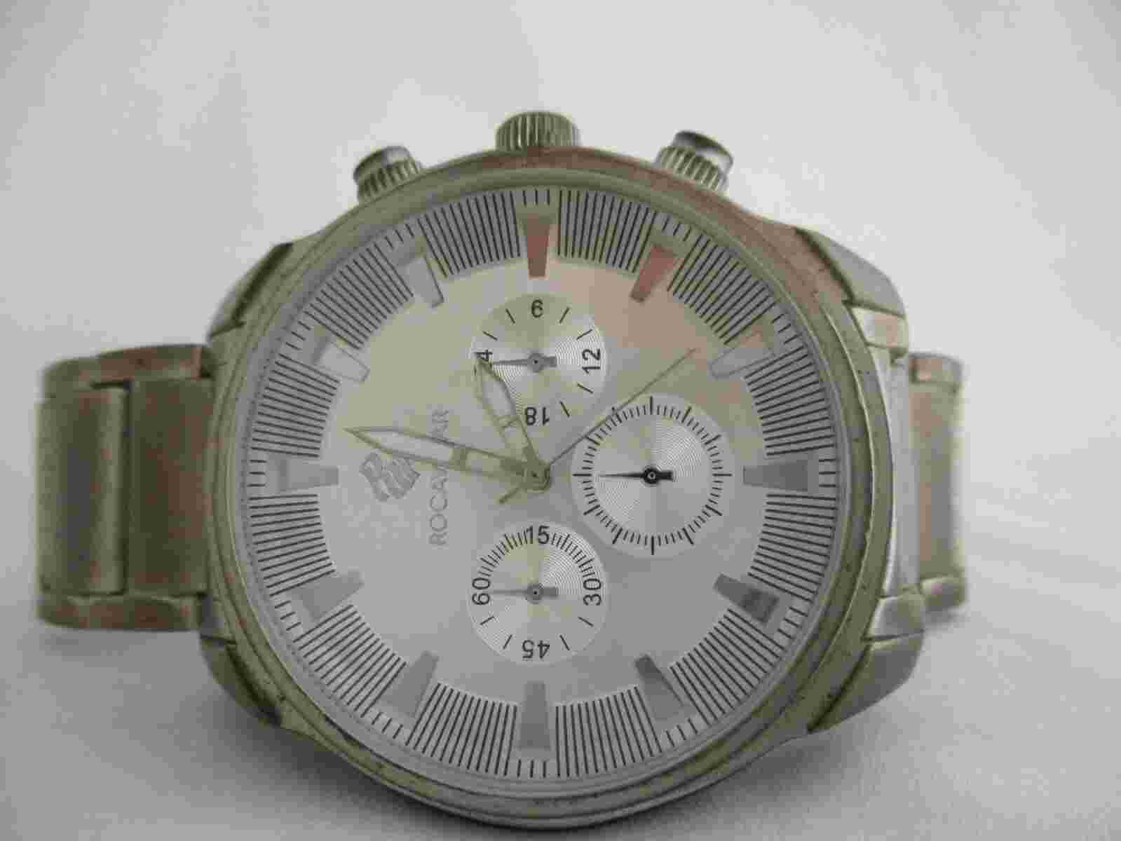 Rocawear Women's Silver Toned Analog Watch Water Resistant