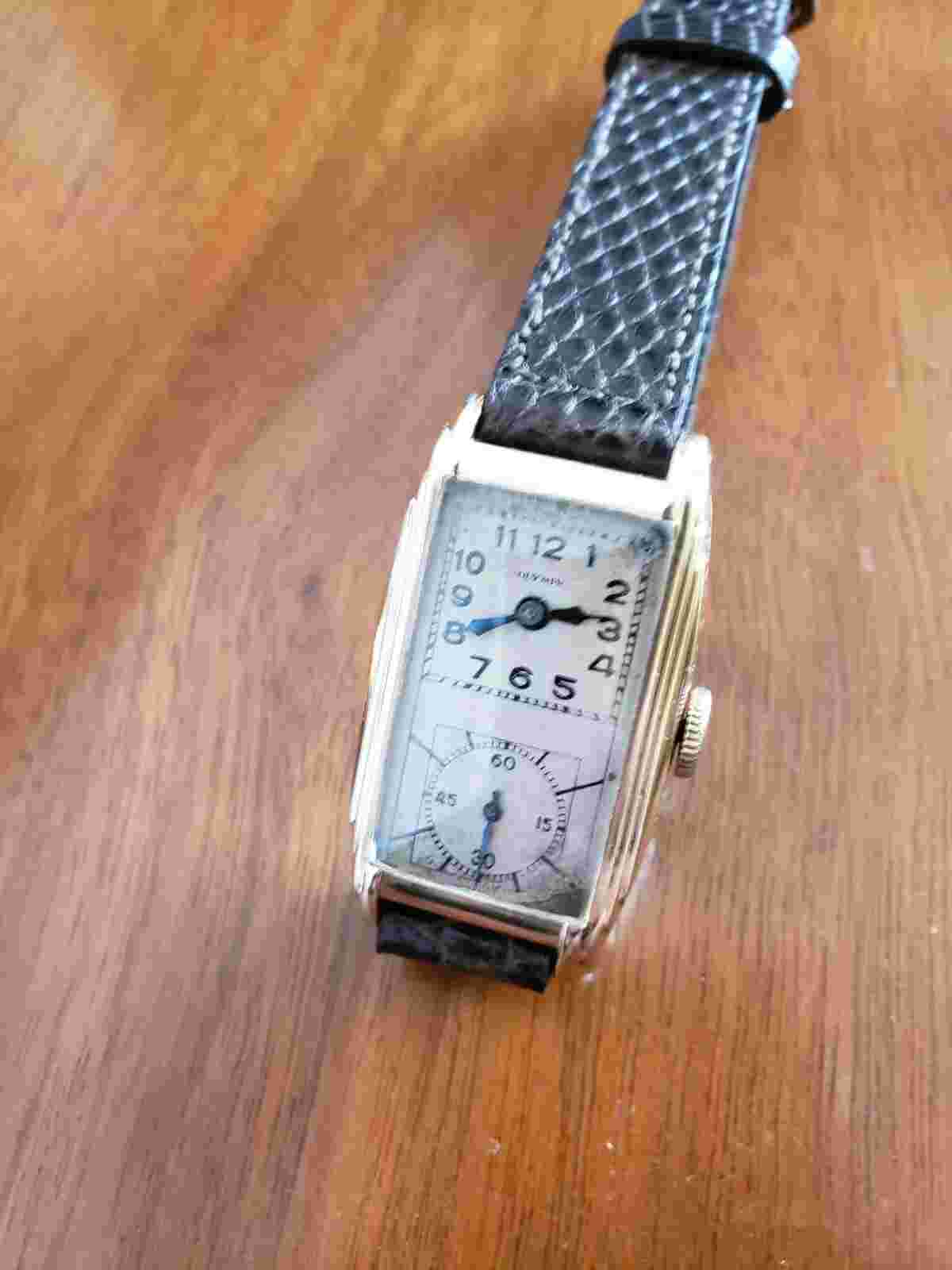 DOCTORS WATCH DUO DIAL OLYMPIC GF CASE SERVICED 1939