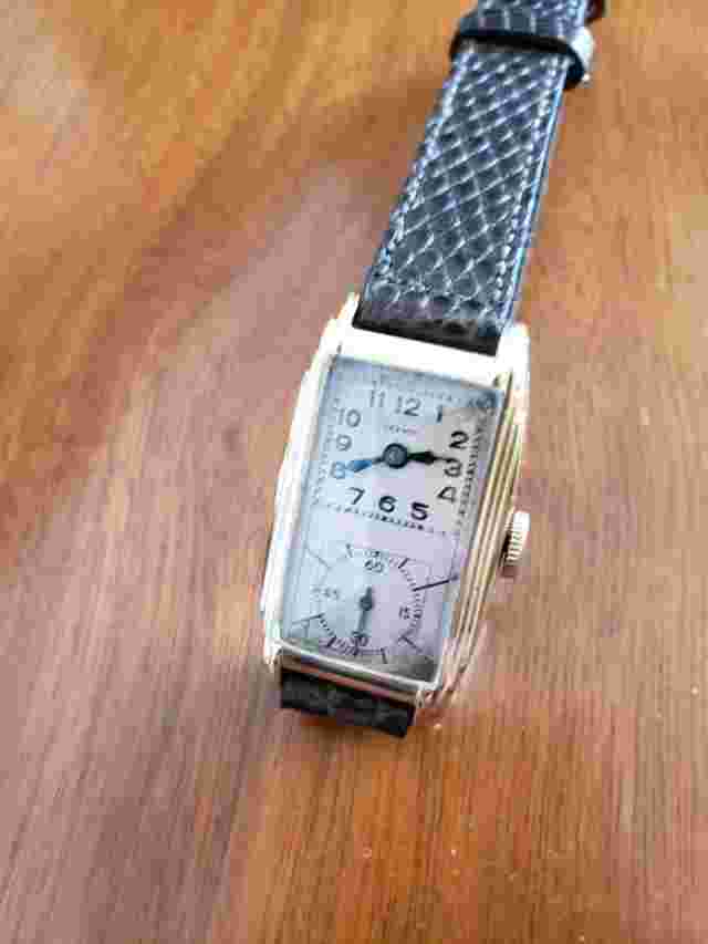 DOCTORS WATCH DUO DIAL OLYMPIC GF CASE SERVICED 1939