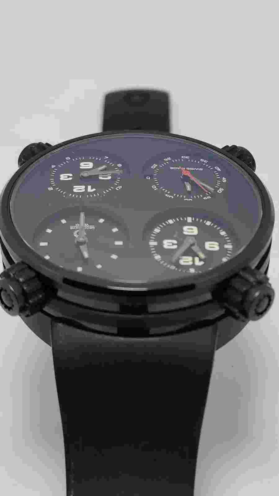 MECCANICHE VELOCI Quattro Valvole 4 Zones 48mm Automatic Titanium Swiss Made