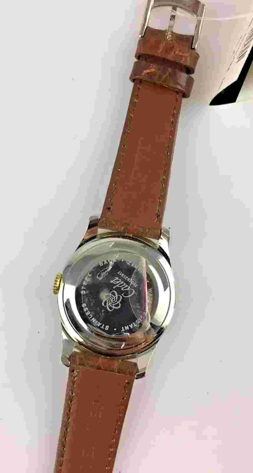 Cadet Multiface Quartz Unisex Analog Watch 33 Mm Two-Tone Steel Case