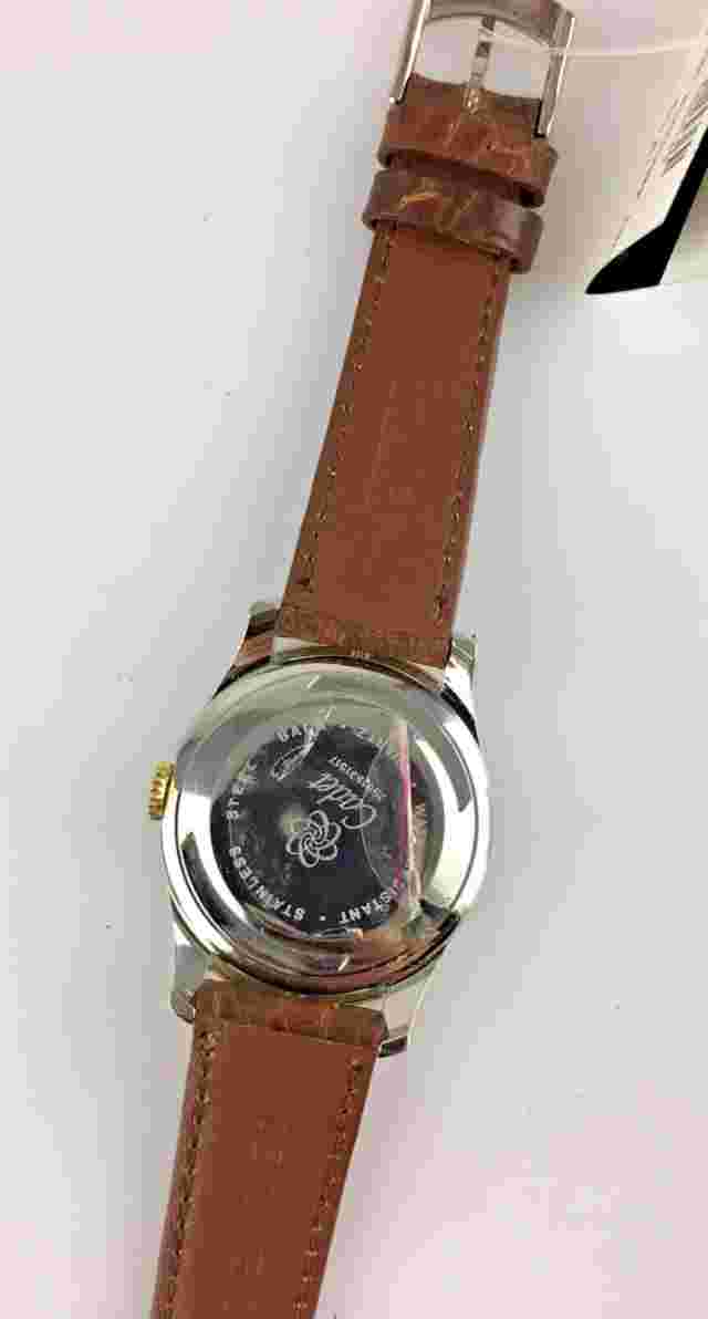 Cadet Multiface Quartz Unisex Analog Watch 33 Mm Two-Tone Steel Case