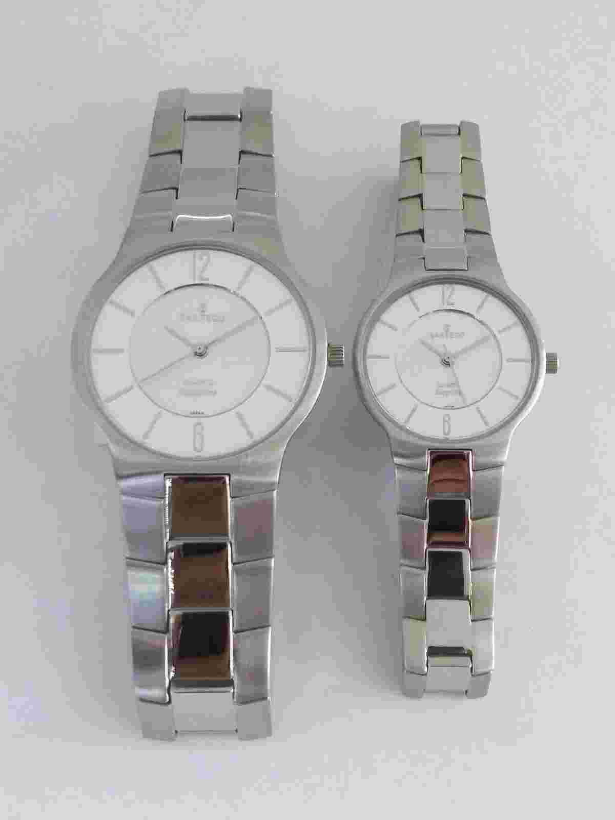 Sartego Seville Quartz Sapphire stainless steel COUPLE watch PAIR SVQ115 SVQ565