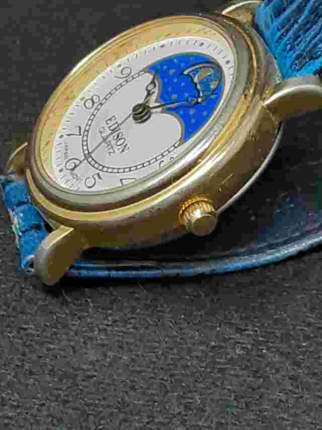 Edison Quartz Moonphase Watch