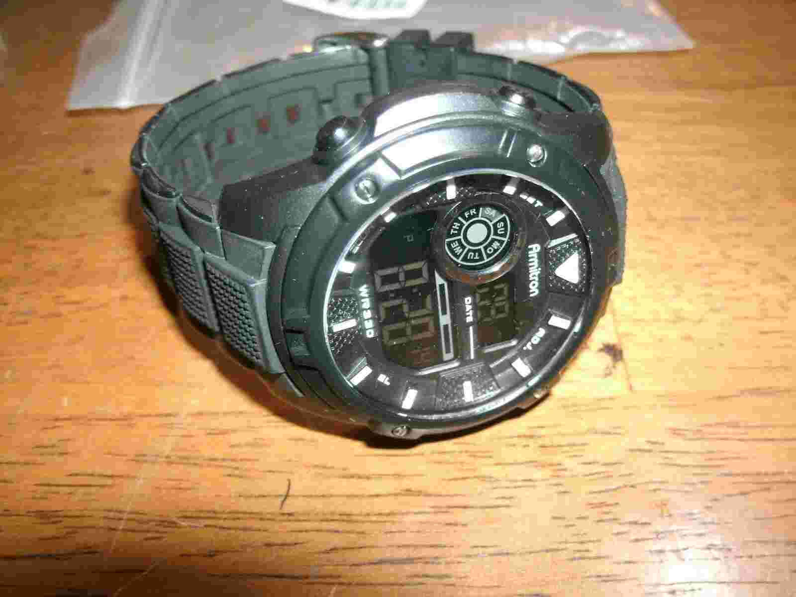 Nice Armitron Sport Men's 40/8257 Digital Chronograph Watch Black