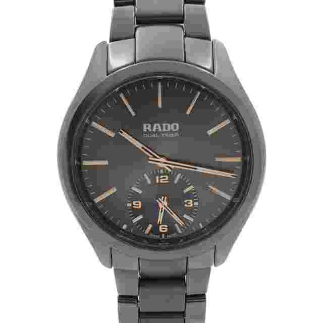 Rado Hyperchrome Men's R32102172 Grey Dial Dual Timer 42mm Watch