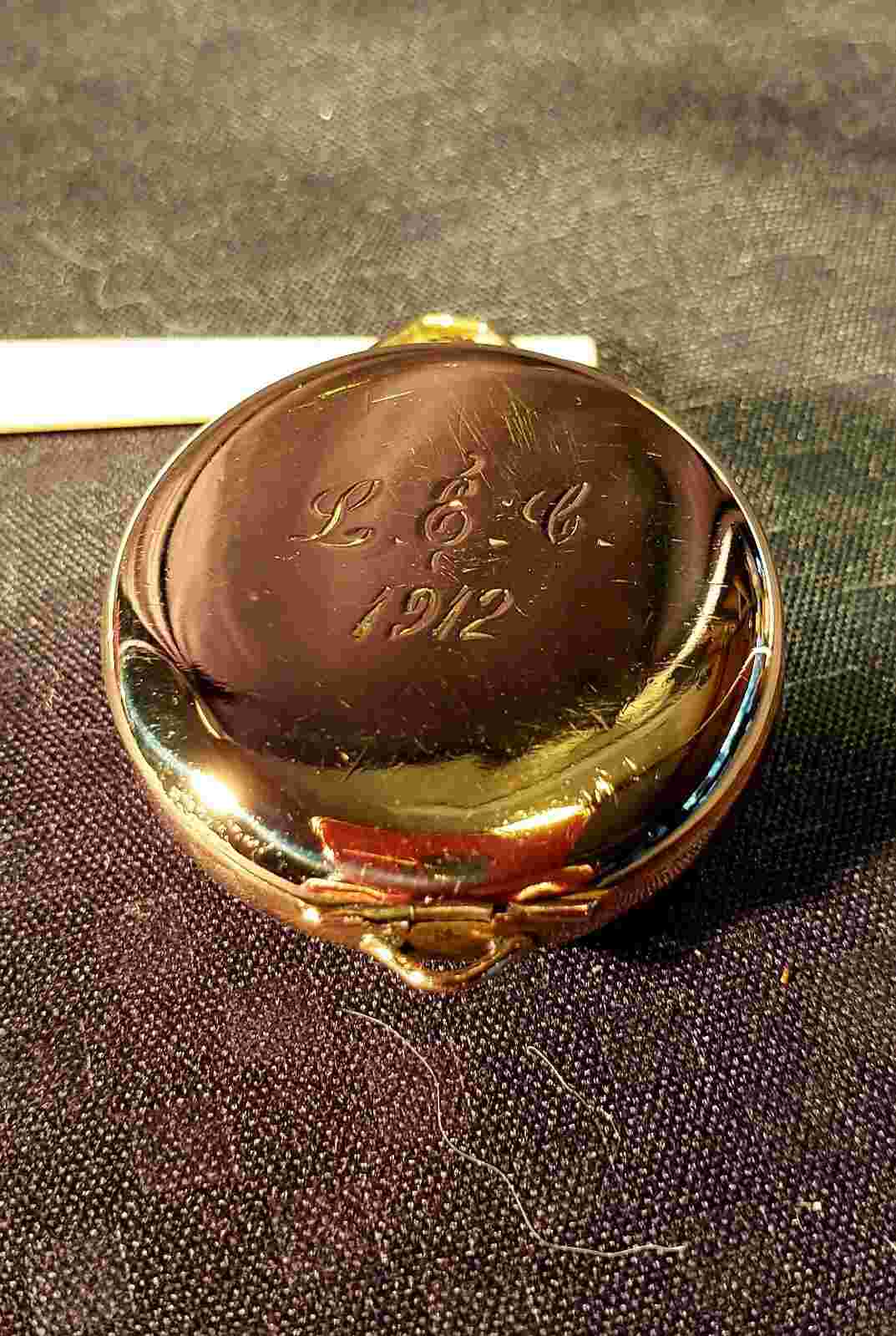 Antique 1912 American Waltham 14k Gold Pocket Watch Restore