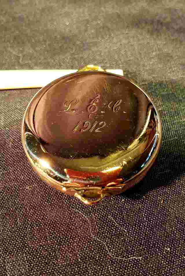 Antique 1912 American Waltham 14k Gold Pocket Watch Restore