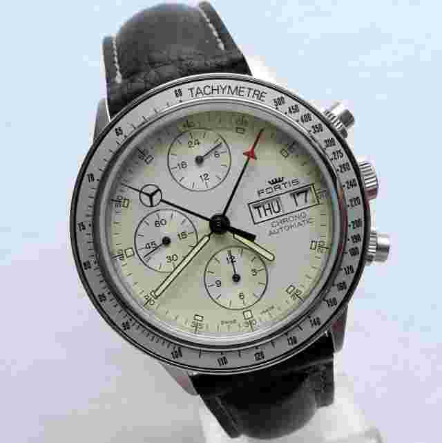 Mercedes Benz Fortis Car Accessory Military Lemania 5100 Swiss Chronograph Watch