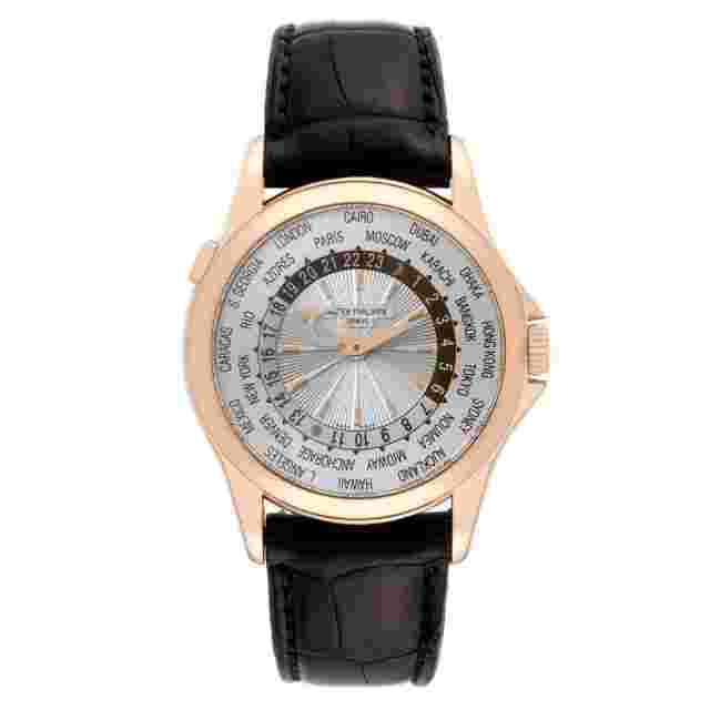 Patek Philippe World Time Complications Rose Gold Mens Watch 5130