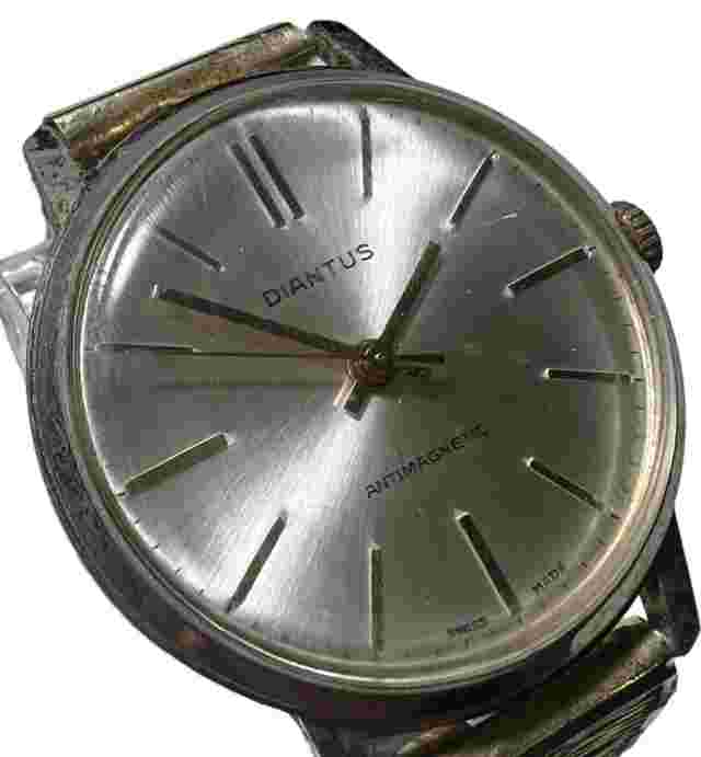 Vintage Diantus Mechanical Swiss Made Men’s Watch Running