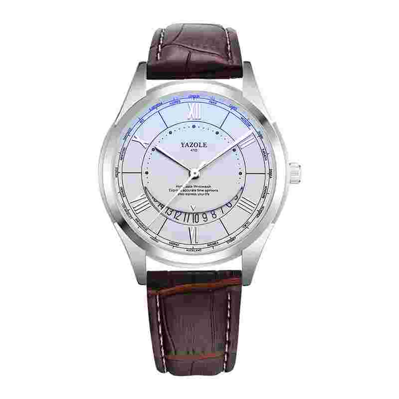 Men's Watch Roman Letters W/ Date Unique Design Very Lite Reloj de Hombre Luxury