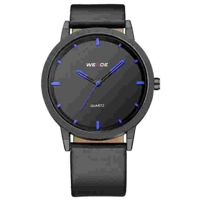 Weide WD001 Japanese Movement ORIGINAL Real Leather Strap Men's Watch