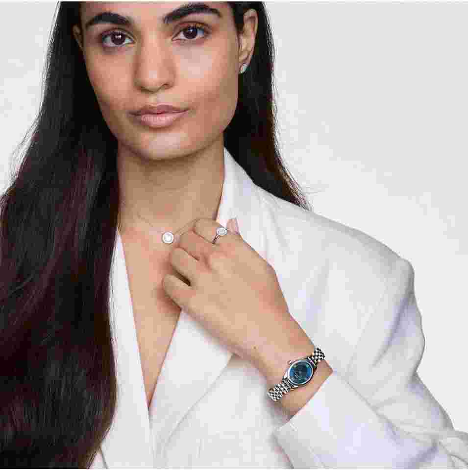 Daniel Wellington Watch Ophelia Mini Beans Link Arctic Silver DW00100807