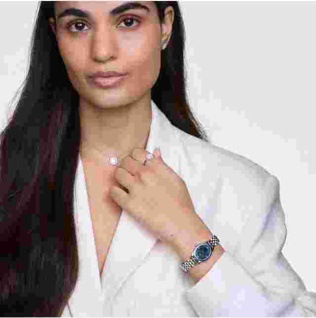 Daniel Wellington Watch Ophelia Mini Beans Link Arctic Silver DW00100807