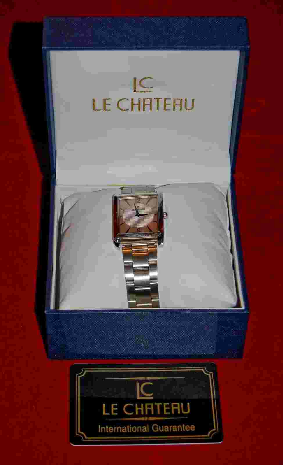 LE CHATEAU Men's Wrist Watch #7022M New In Box!