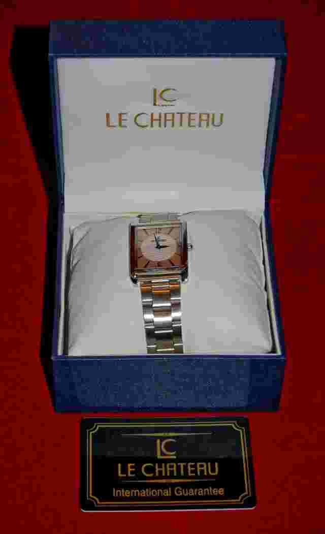 LE CHATEAU Men's Wrist Watch #7022M New In Box!