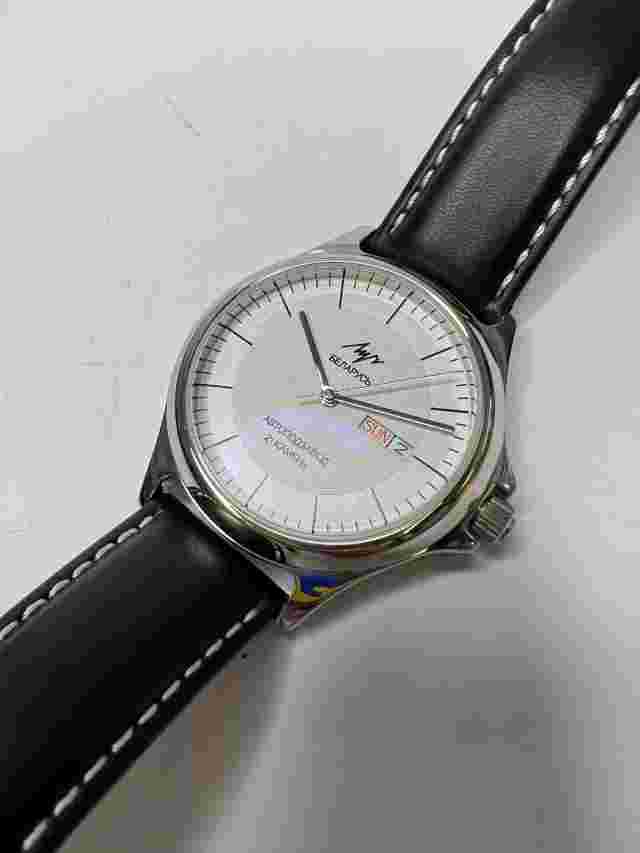 Luch Automatic Wristwatches. Mechanical Self-winding Russian Watch White 3593024