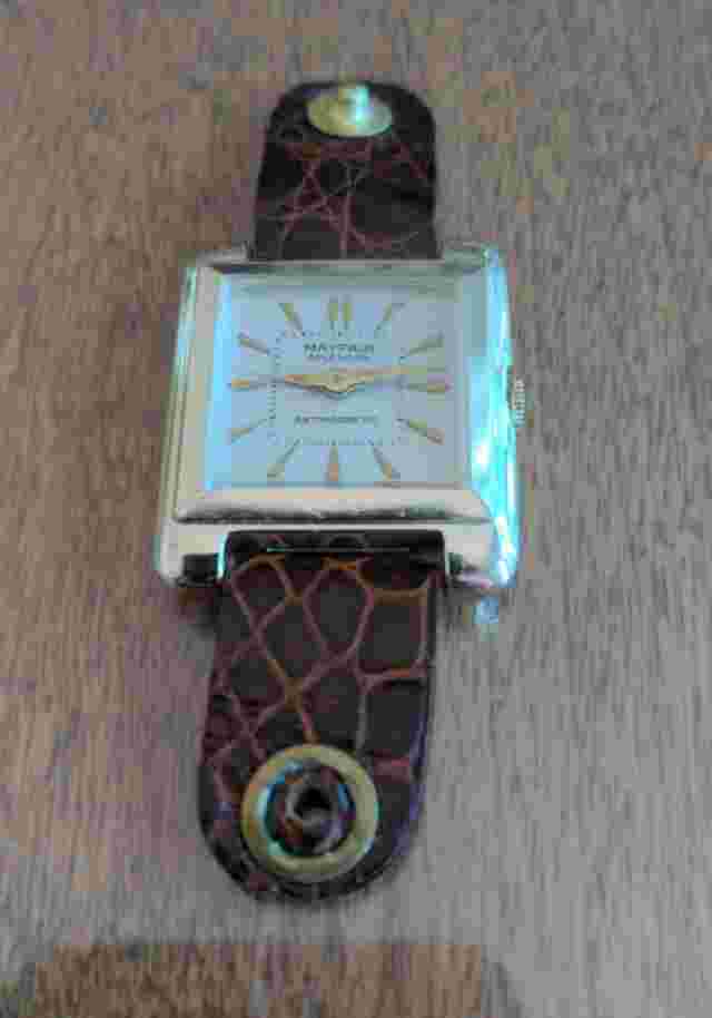 Mayfair Splendor Antimagnetic Watch With Small Snap Brown Band