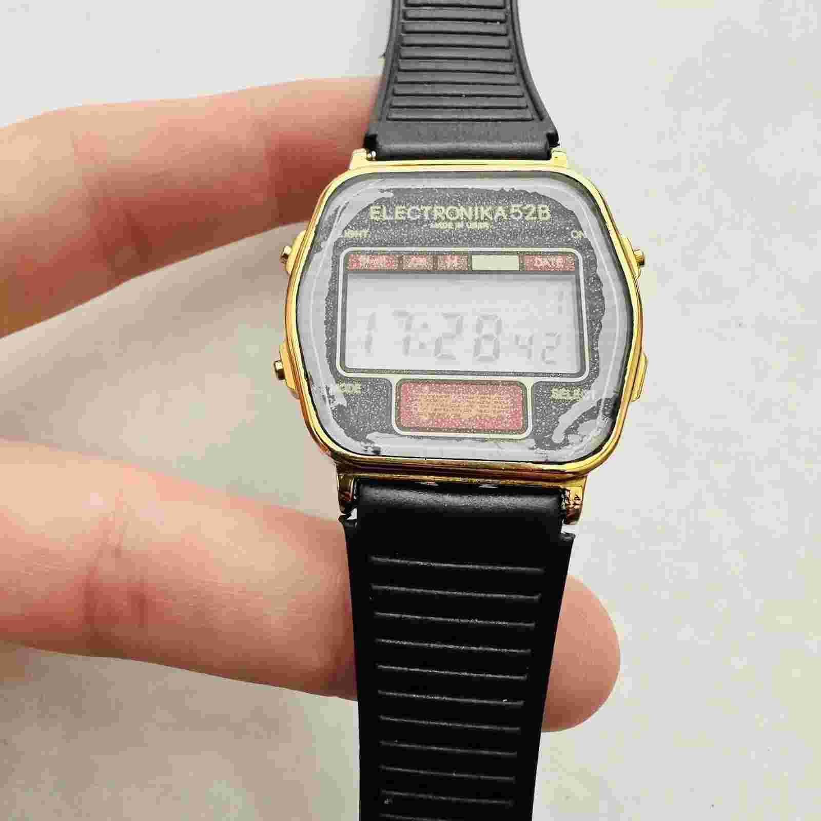 RARE Electronika Integral 52B Melody USSR BELARUS Watch Soviet VTG Stopwatch