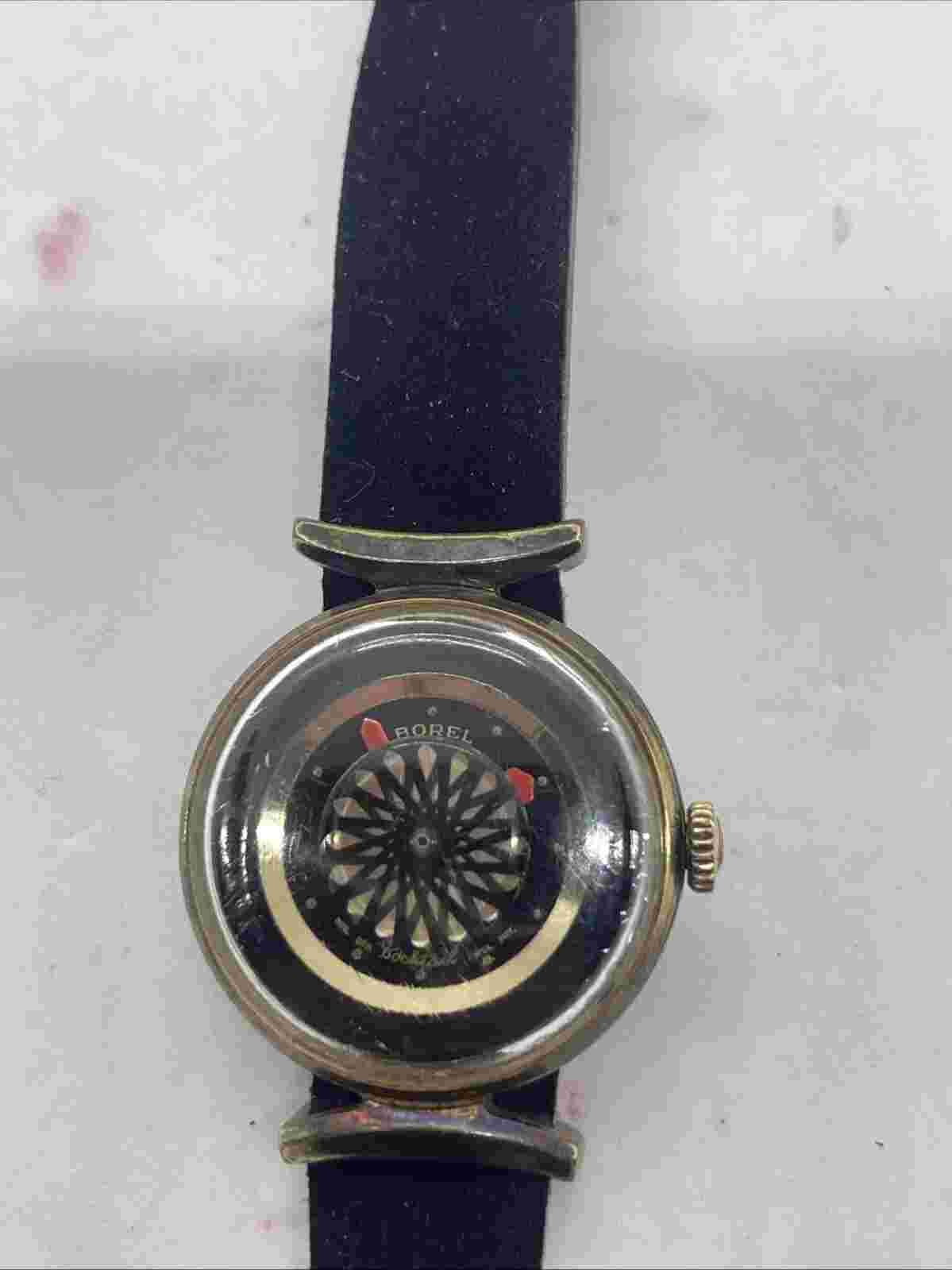 1950s Borel Ladies Cocktail Watch Kaleidoscope WORKING Perfectly *Mechanical