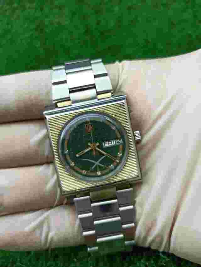 Memorial CANDINO TV Watch Saudi Arabian Palm Tree Logo King Faisal Al Saud