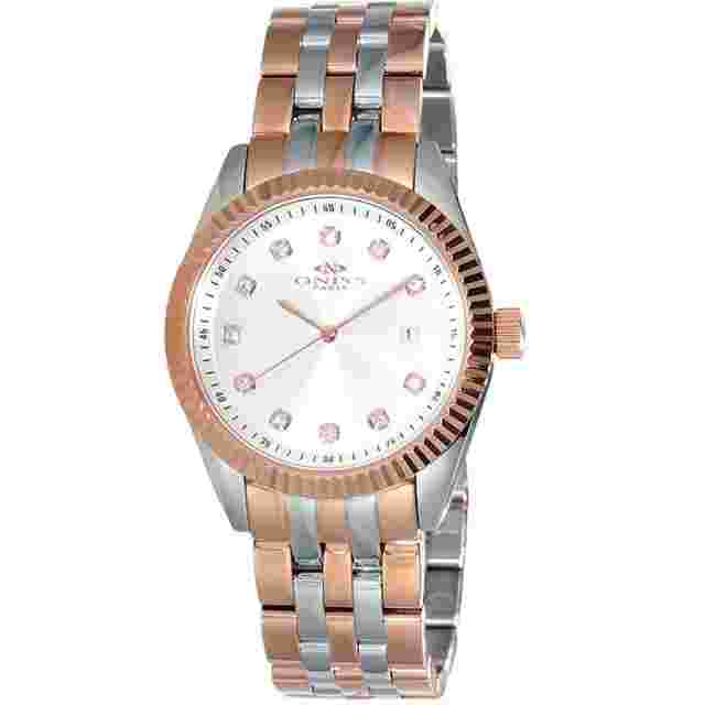 Oniss Women's Royale Silver Dial Watch - ON6669-L2TSV
