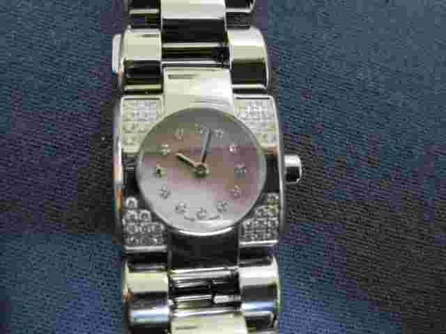 BX 041 ladys stainless steel MAUBOUSSIN 48 diamond watch bracelet