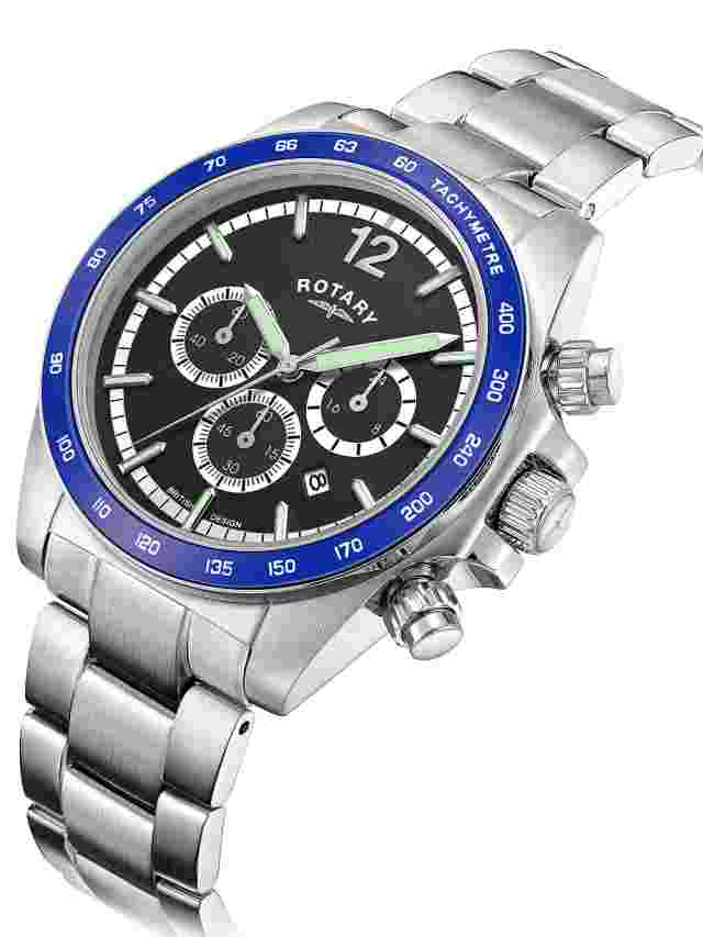 Rotary GB05440/72 Henley Chronograph Mens Watch 41mm 10ATM