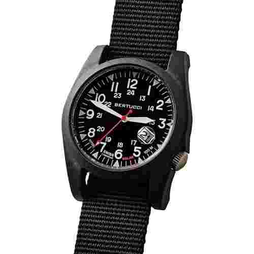 Bertucci A-3PS Solar Field - Black w/ Black Nylon Band-
