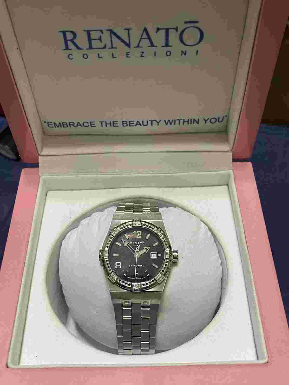 Women Renato “Sporgenza” Collezioni Watch Very Rare W/ Diamonds!