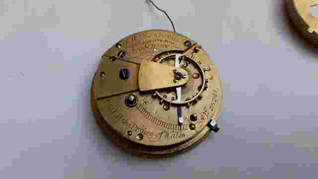 1871 J.W. BENSON London Antique Silver Ludgate Hill Fusee Pocket Watch  4 repair