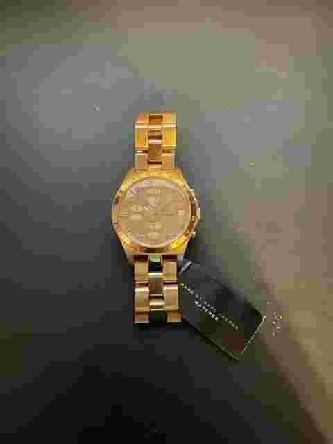 Ladies Watch By Marc Jacobs Gold Tone Quartz Dial