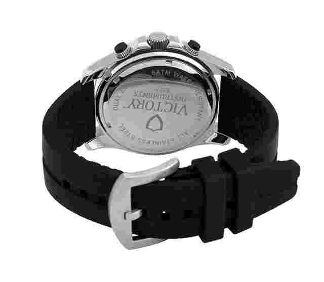 Victory V-Earth Japanese Quartz Black Dial Men's Watch
