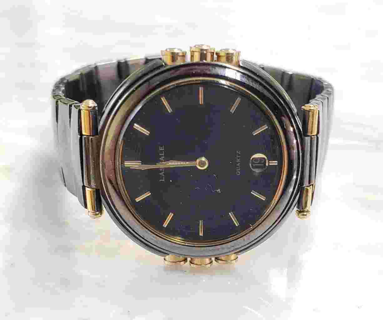 Lassale Quartz Wristwatch with Date Window ~ 6-E438