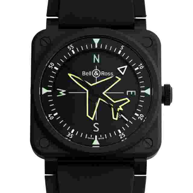 Bell & Ross BR03 Gyro Compass BR03A-CPS-CE/SRB Limited to 999 Men's Watch G0216