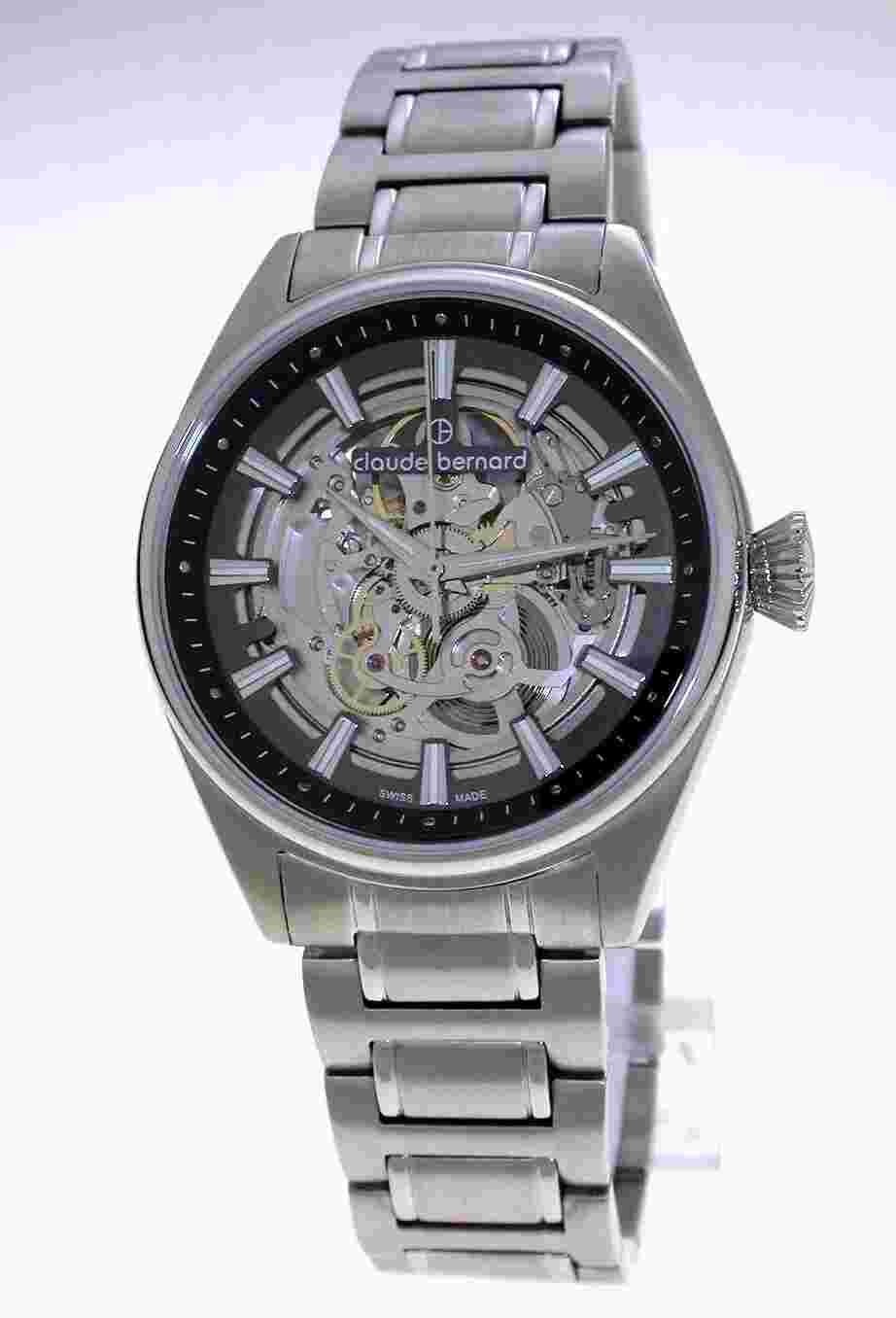 Striking Claude Bernard Proud Heritage Automatic Skeleton Watch 85307 9 10/12ft