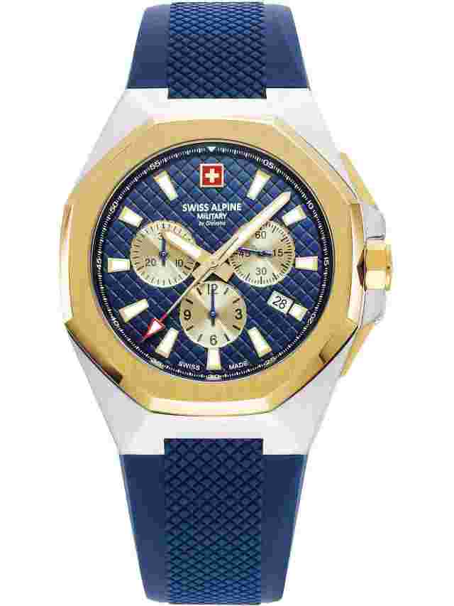 Swiss Alpine Military 7005.9845 Typhoon Chronograph Mens Watch 42mm 10ATM