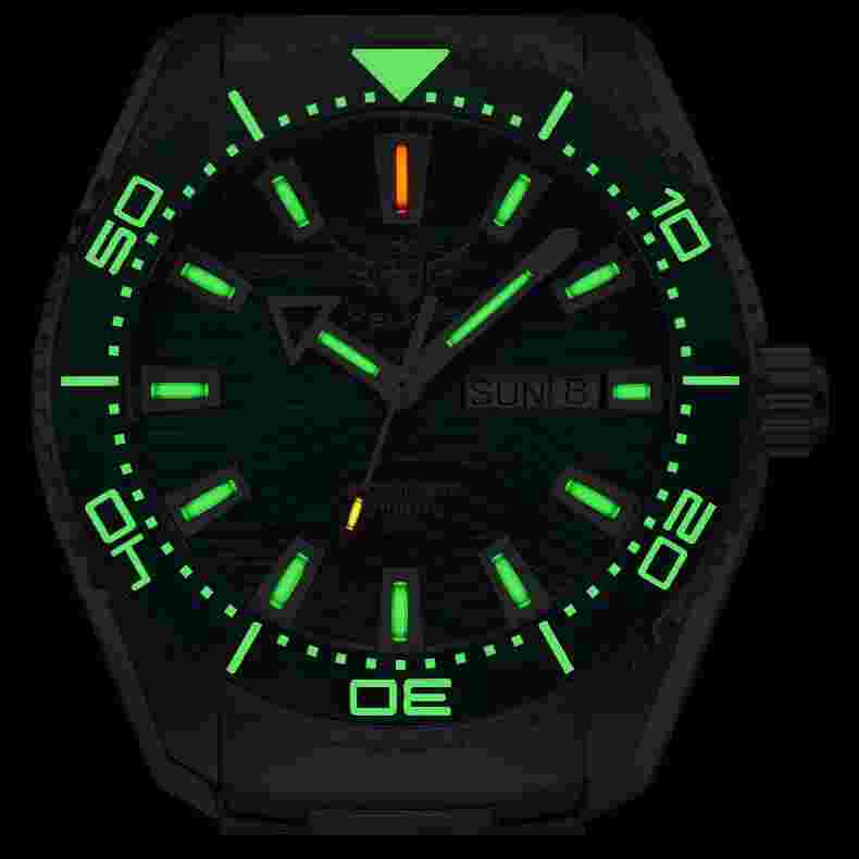YELANG Men Diver Watch Military Automatic Wristwatch Sport Luminous 30ATM SW220