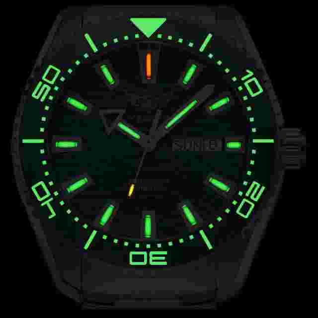 YELANG Men Diver Watch Military Automatic Wristwatch Sport Luminous 30ATM SW220