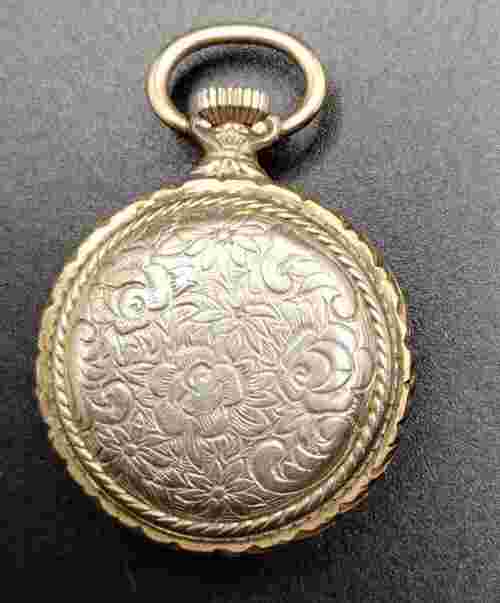 Vintage Taylor Gold Tone Pendant Womens Watch, Needs Repair