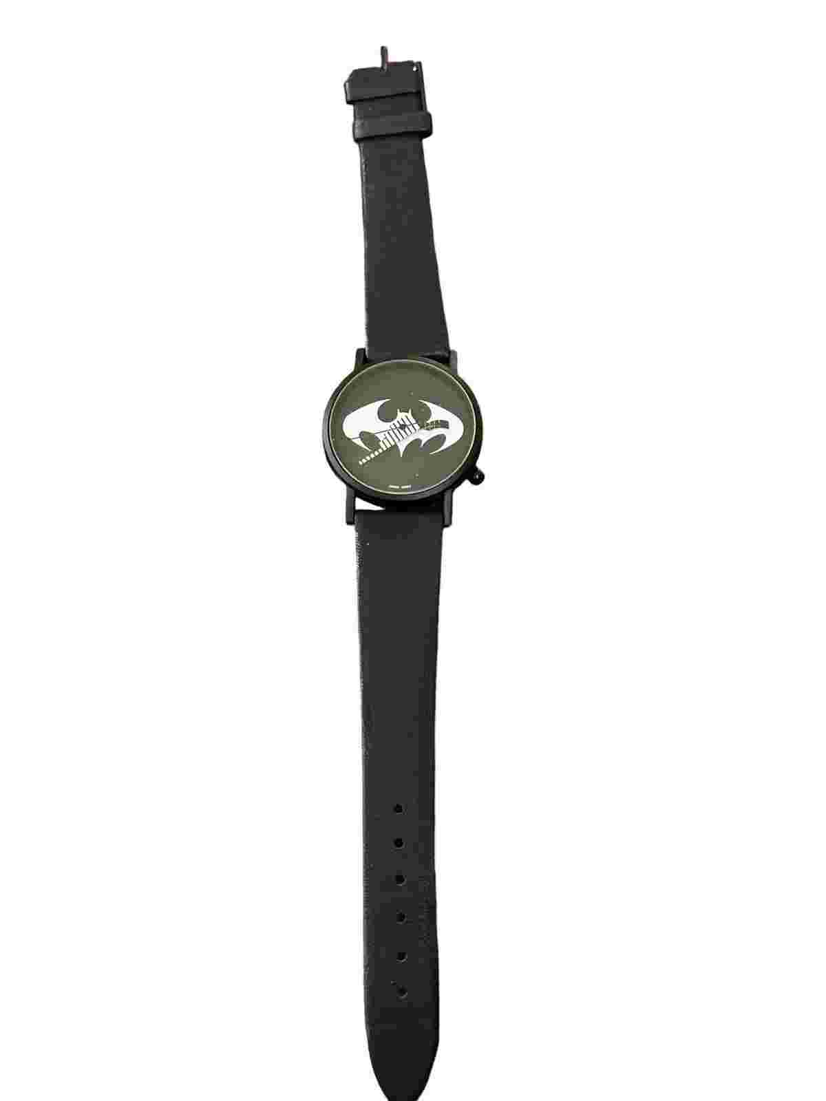 Batman Watch GEO Time Made In Hong Kong B.I.I. HT-20 Stainless Steel Japan MOVT