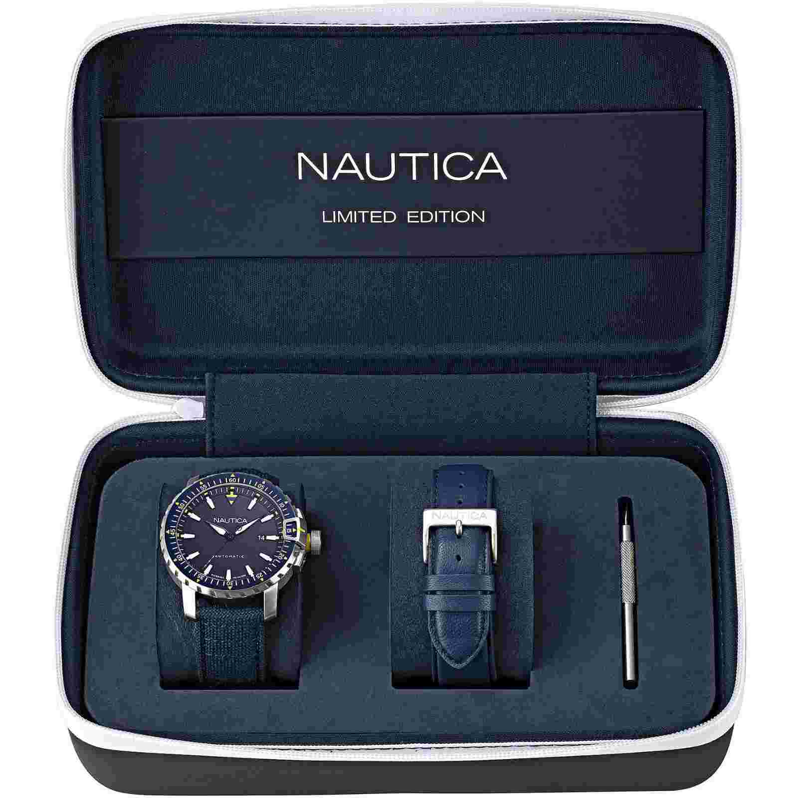 Nautica Icebreaker Cup Trendy Limited Edition Men's Automatic Sports Watch NEW