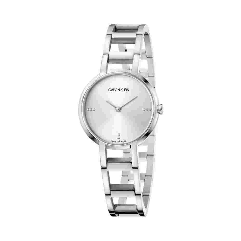 Womens Watch CK CALVIN KLEIN CHEERS K8N2314W Stainless Steel SWISS MADE