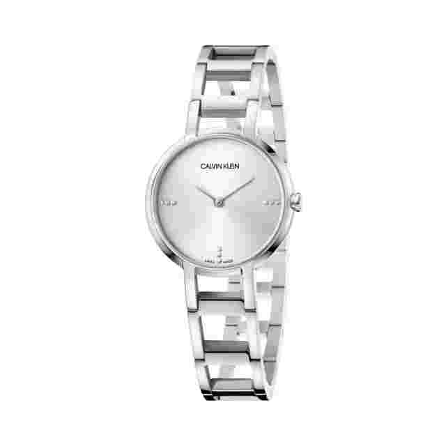 Womens Watch CK CALVIN KLEIN CHEERS K8N2314W Stainless Steel SWISS MADE